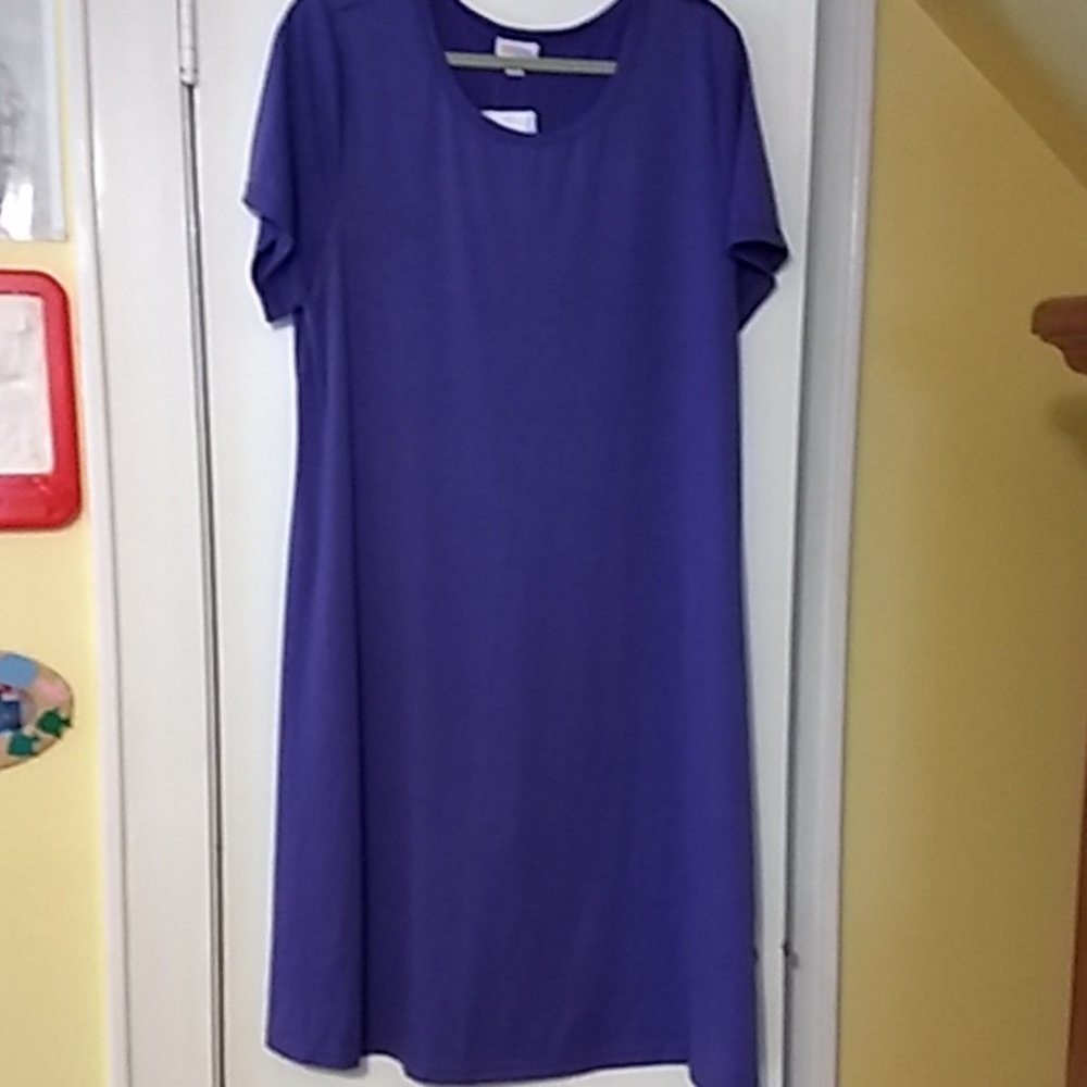 NWT Lularoe Jessie Dress Purple Size 3x